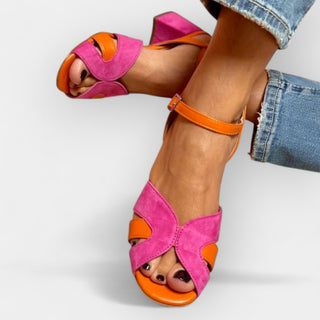 Sandalias Con Tacón Estable Y Colores Modernos | Valeria