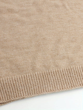 Antionette | Suéter de Punto Canalé para Mujer con Cuello Redondo y Puños a Rayas