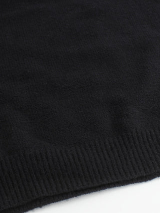 Antionette | Suéter de Punto Canalé para Mujer con Cuello Redondo y Puños a Rayas