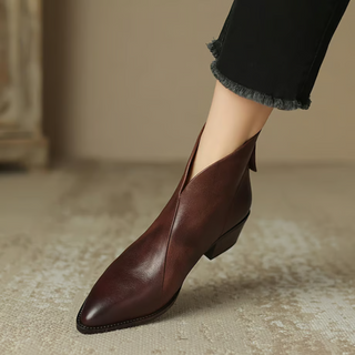 Botines Clásicos Elegantes | Tacón Bajo