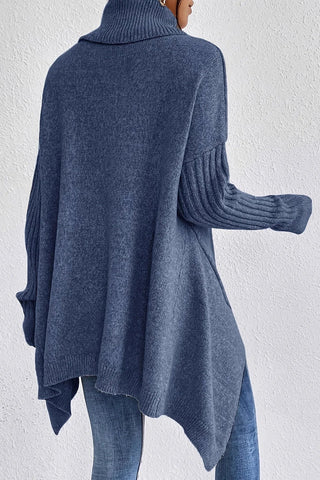 Quinara | Suéter Oversize de Punto con Cuello Alto