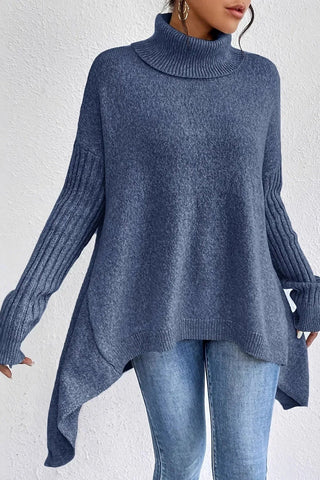 Quinara | Suéter Oversize de Punto con Cuello Alto