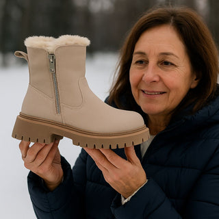 Marina | Botines Ergonómicos de Invierno para Mujer con Forro Suave
