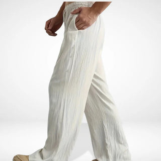Pantalón lino corte ancho para Hombre - Felix