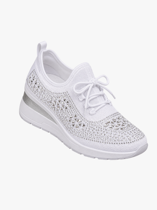 Delphine | Zapatillas con Soporte de Talón y Detalles en Strass para Mujer