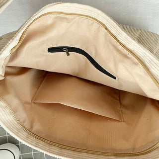 Juliette | Bolso Bandolera de Pana con Bolsillos Interiores para Mujer