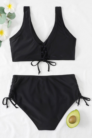 Célis - bikini de trajes de baño sólidos 0