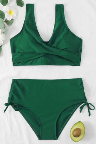 Célis - bikini de trajes de baño sólidos 3