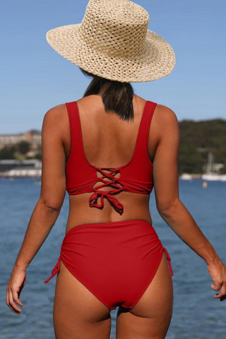 Célis - bikini de trajes de baño sólidos 5