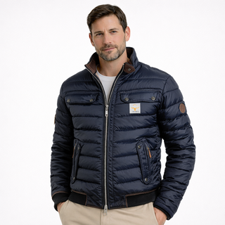 Bramwell | Chaqueta Acolchada con Cierre Frontal para Hombre
