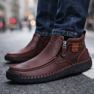 Dervano | Botas Casual de Hombre al Tobillo con Cierre Lateral