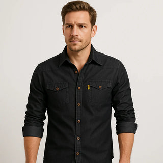 Camisa Vaquera Ajustada Para Hombre | Jim