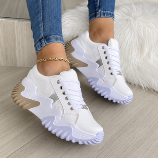 Margot | Zapatillas de Mujer con Plataforma y Cordones