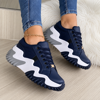 Margot | Zapatillas de Mujer con Plataforma y Cordones
