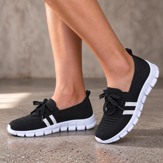 Isla | Zapatillas Ortopédicas de Mujer con Malla Transpirable y Cordones