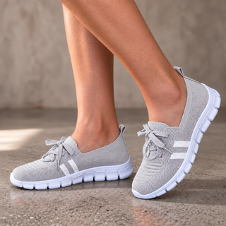 Isla | Zapatillas Ortopédicas de Mujer con Malla Transpirable y Cordones