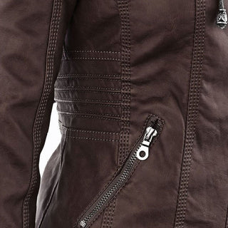 Henrietta | Chaqueta con Capucha y Cremallera Frontal para Mujer