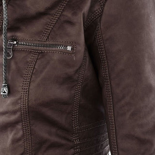 Henrietta | Chaqueta con Capucha y Cremallera Frontal para Mujer