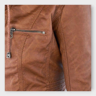 Chaqueta Moderna Con Capucha Y Corte Atemporal Para Mujer | Liora