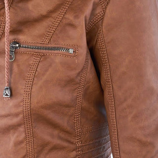 Henrietta | Chaqueta con Capucha y Cremallera Frontal para Mujer