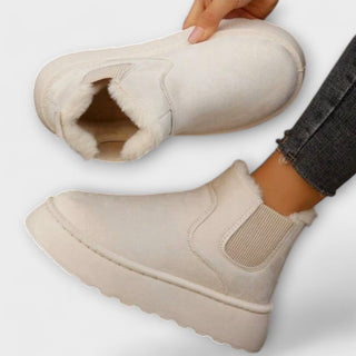 Freya | Botas de Mujer de Tobillo con Forro Cálido y Suela Dentada