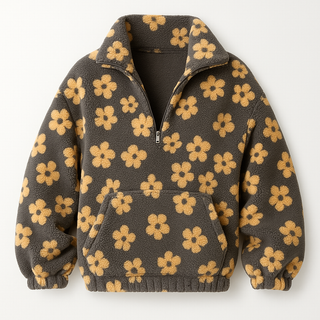 Jersey Floral De Forro Polar Para Mujer | Daisy