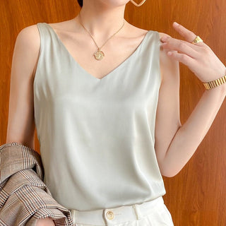 Elegante top de vecino V para mujeres - Trigala 5