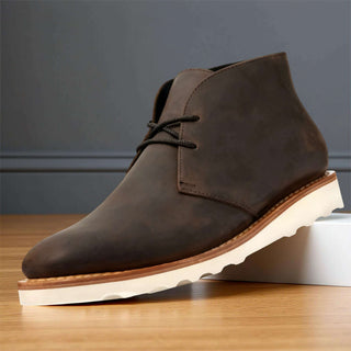 Corvellan | Botas Chukka de Hombre con Cordones y Plantilla Acolchada
