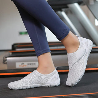 Eloria | Zapatos Barefoot para Mujer con Puntera Amplia Sin Cordones