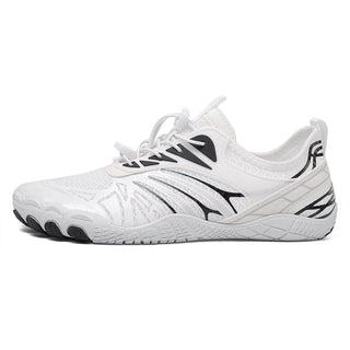 Melanie | Zapatillas Barefoot Unisex Color Blanco Brillante para Correr