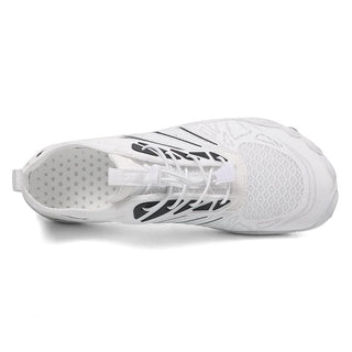 Melanie | Zapatillas Barefoot Unisex Color Blanco Brillante para Correr