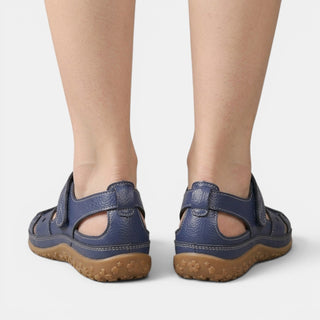 Marielsy | Sandalia Ortopédica de Piel Calada con Velcro para Mujer