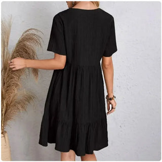 Hines | Vestido Peplum Primaveral para Mujeres