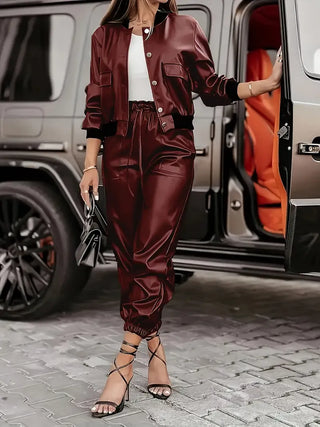 Conjunto Moderno De Chaqueta Y Pantalón Para Mujer | Estela