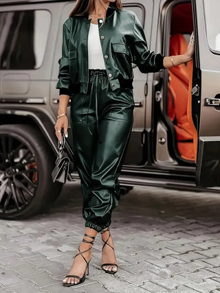 Conjunto Moderno De Chaqueta Y Pantalón Para Mujer | Estela