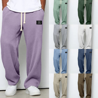 Halvorin | Pantalón de Pierna Ancha con Cintura Ajustable para Hombre