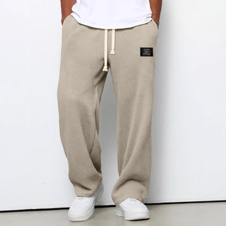 Halvorin | Pantalón de Pierna Ancha con Cintura Ajustable para Hombre
