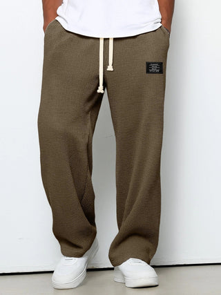 Halvorin | Pantalón de Pierna Ancha con Cintura Ajustable para Hombre