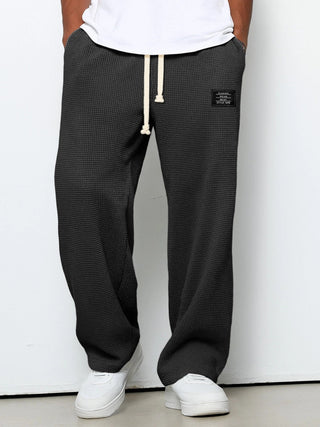 Halvorin | Pantalón de Pierna Ancha con Cintura Ajustable para Hombre