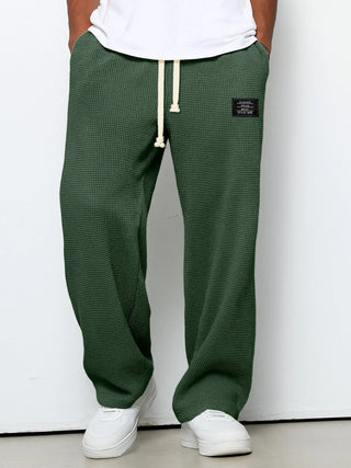 Halvorin | Pantalón de Pierna Ancha con Cintura Ajustable para Hombre