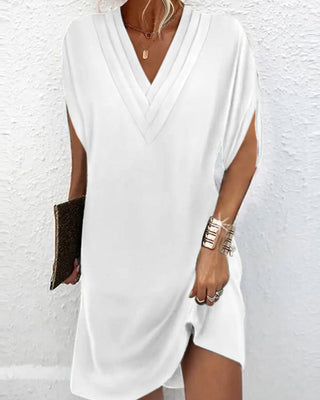 Jansen | Vestido elegante con mangas divididas unidas 2