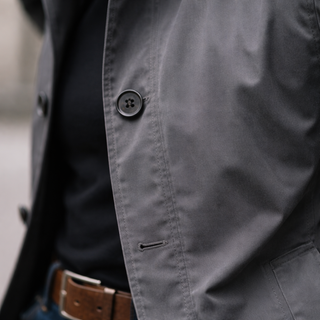 Adrian | Chaqueta Ligera Repelente al Agua con Botones para Hombre