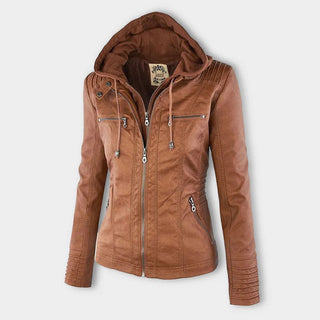 Henrietta | Chaqueta con Capucha y Cremallera Frontal para Mujer