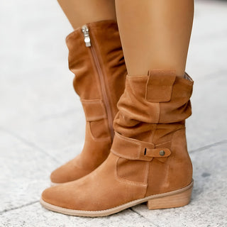 Alma | Botas de Tobillo Holgadas para Mujer con Hebilla