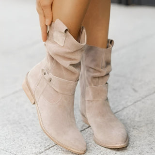Alma | Botas de Tobillo Holgadas para Mujer con Hebilla
