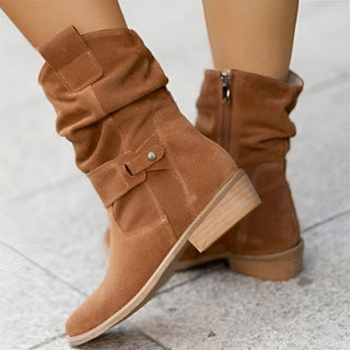 Alma | Botas de Tobillo Holgadas para Mujer con Hebilla