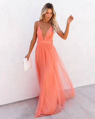 Matrona | Elegante vestido de naranja con correas femeninas 5