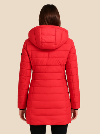 Nathalie | Chaqueta Acolchada con Capucha y Cremallera para Mujer