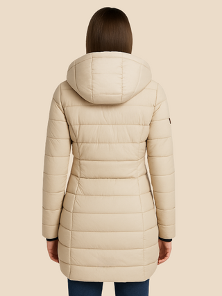 Nathalie | Chaqueta Acolchada con Capucha y Cremallera para Mujer