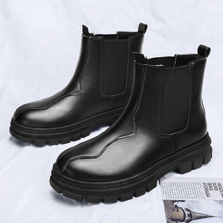 Derek | Botines Chelsea para Hombre con Suela Gruesa y Paneles Elásticos